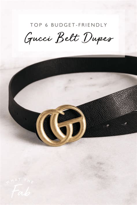 gucci gold belt dupe